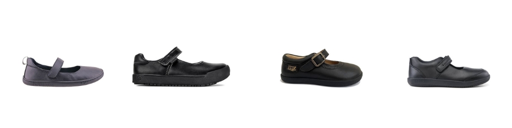 Mary Jane Style Barefoot School Shoes | Happy Little Soles