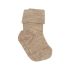 MP Denmark Wool Rib Socks Light Brown Melange