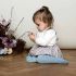 Go Baby Go Crawling Tights in Dusty Blue