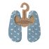 Slipfree Kids Dino Petrol Pool Shoes