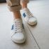 Be Lenka Ladies Elite Sneakers White and Dark Blue