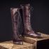 Peerko Ladies Empire Boots Chestnut