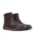 Camper Ladies Peu Ankle Boots Burgundy