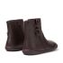 Camper Ladies Peu Ankle Boots Burgundy