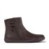 Camper Ladies Peu Ankle Boots Burgundy