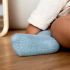 Go Baby Go Non-Slip Organic Cotton Socks in Dusty Blue