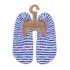 Slipfree Junior Stripe Pool Shoes