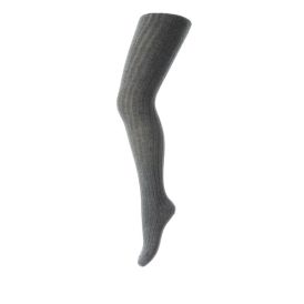 MP Denmark Cotton Rib Tights Dark Grey