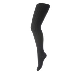 MP Denmark Cotton Rib Tights Black