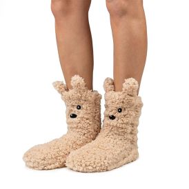 Cozy Sole Adult and Kids Slipper Socks Teddy