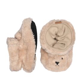 MP Denmark Fluffy Bear Booties Desert