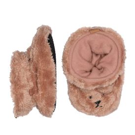 MP Denmark Fluffy Bear Booties Burlwood