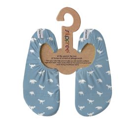 Slipfree Kids Dino Petrol Pool Shoes