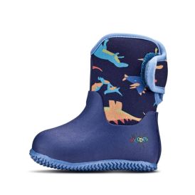 Muddies  Waterproof Boots in Dinosaur Blue