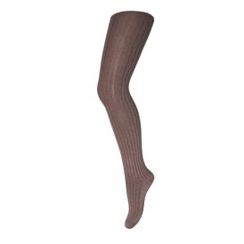 MP Denmark Wool Rib Tights Brown Sienna