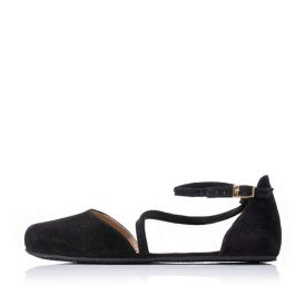 Shapen Orchid Sandals Black Suede