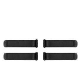 Plae Velcro Tabs Black (4 Pack)