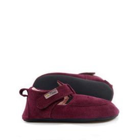 Tikki Kids Pouf Shoes Wine Suede