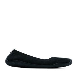 Vivobarefoot Women's Asana Yin Ballerina Knit Shoes Obsidian