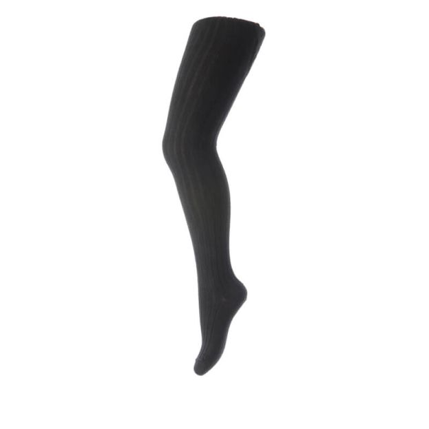 MP Denmark Cotton Rib Tights Black