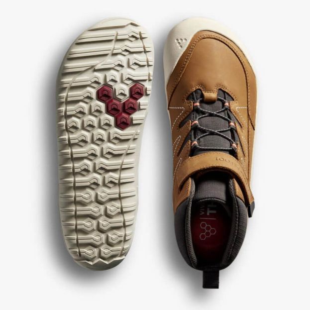 Vivobarefoot Junior Tracker AT Walking Boots Acorn