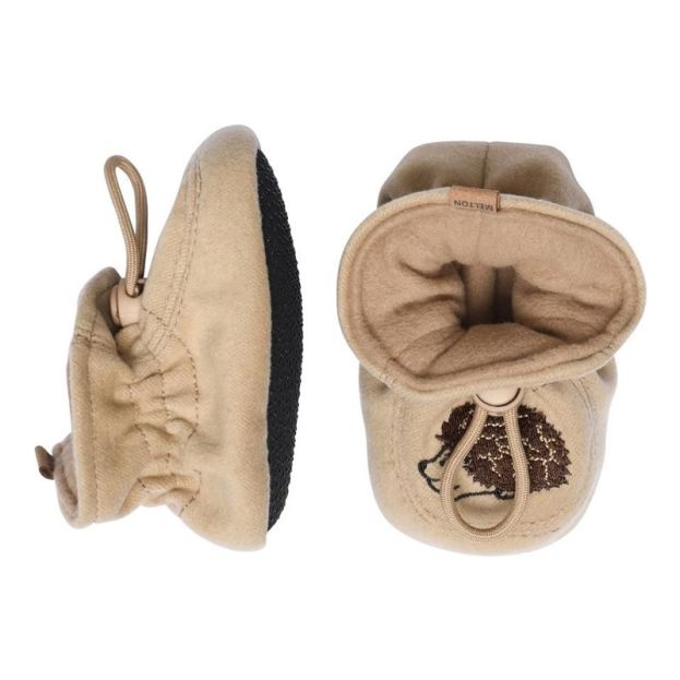 MP Denmark Textile Booties Hedgehog