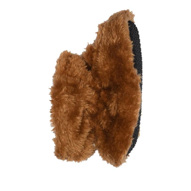 MP Denmark Fluffy Bear Booties Cinnamon