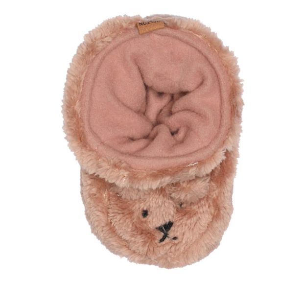 MP Denmark Fluffy Bear Booties Burlwood