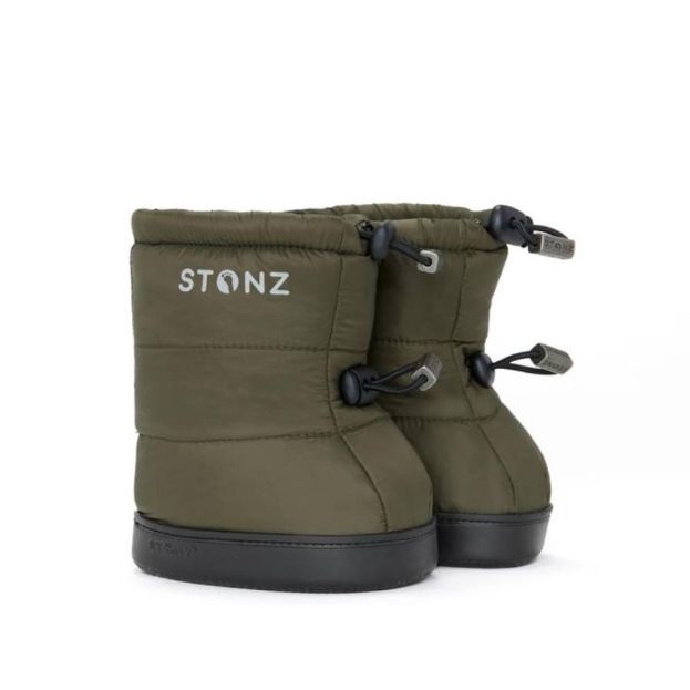 Stonz Puffer Booties Pine