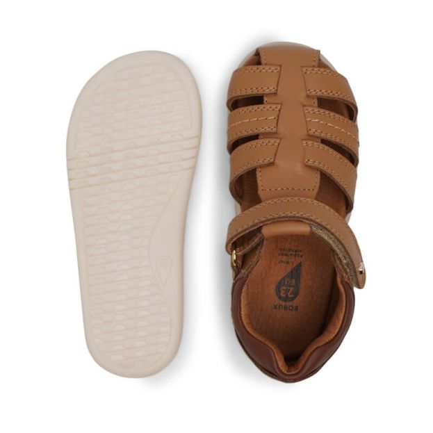Bobux Roam Sandal Caramel and Toffee