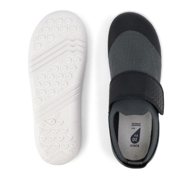 Bobux Dimension III Trainers Black and Charcoal