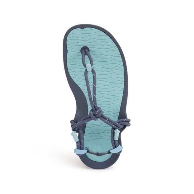Xero Ladies Aqua Cloud Sandals Blue