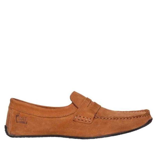 Sole Runner Adults Aponi 3 Moccasins in Cognac