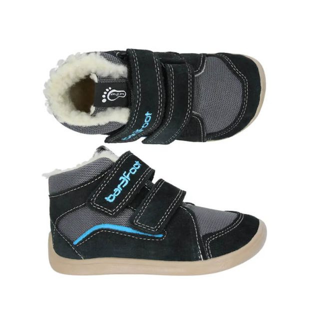 Bar3foot Elf-Utah Wooly Boots Black