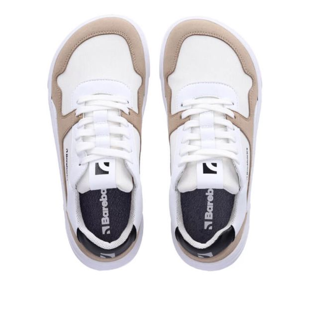 Be Lenka Adults Barebarics Zing Vegan Sneakers - White and Beige