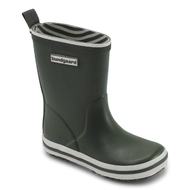 Bundgaard Kids Classic Charly High Wellingtons Army Green