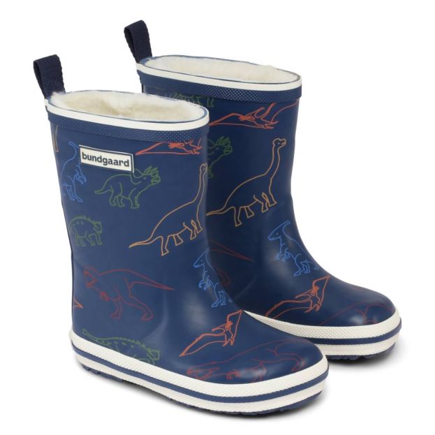 Bundgaard Classic Charly High Winter Wellingtons Dinosaur