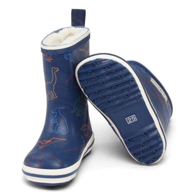 Bundgaard Classic Charly High Winter Wellingtons Dinosaur