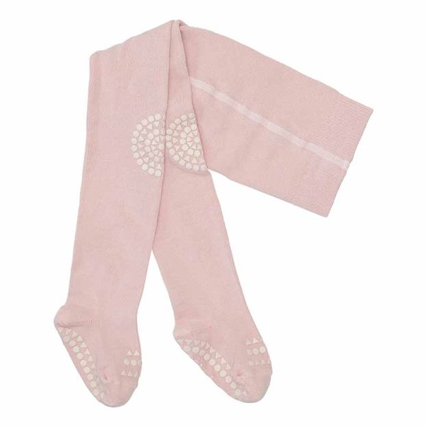 Go Baby Go Crawling Tights in Soft Pink