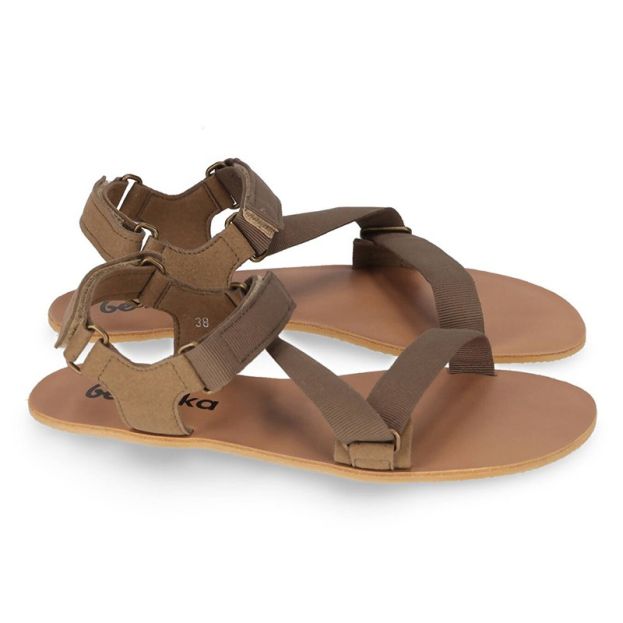 Be Lenka Ladies Flexi Sandals Olive Green