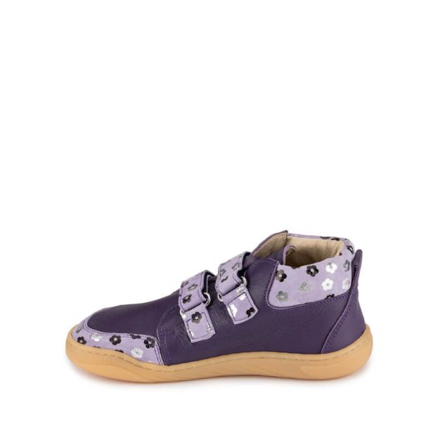 Zeazoo Kids Fox Boots Purple Flowers