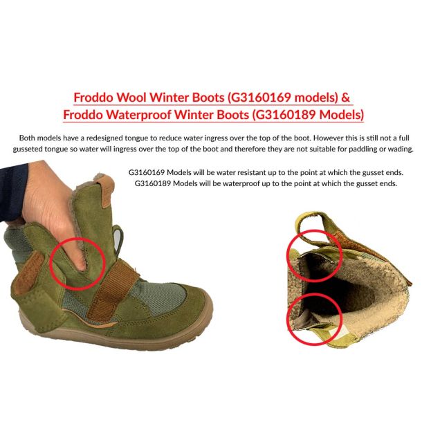 Froddo Barefoot Waterproof Winter Boots Cognac