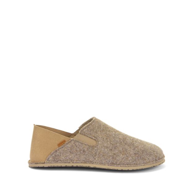 Froddo Barefoot Slip On Wool Slippers Beige