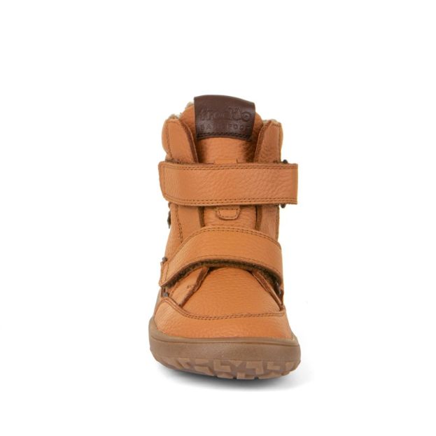 Froddo Barefoot Waterproof Winter Boots Cognac Leather