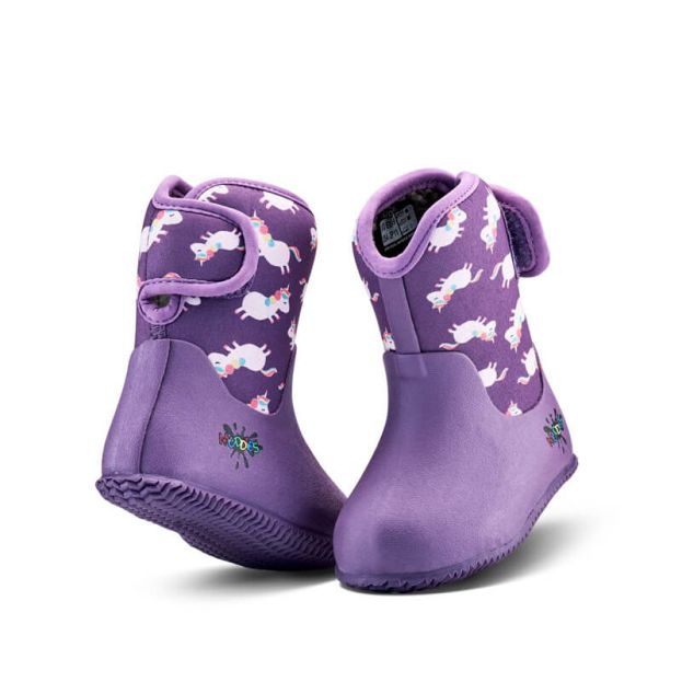Muddies Waterproof Boots in Unicorn Violet