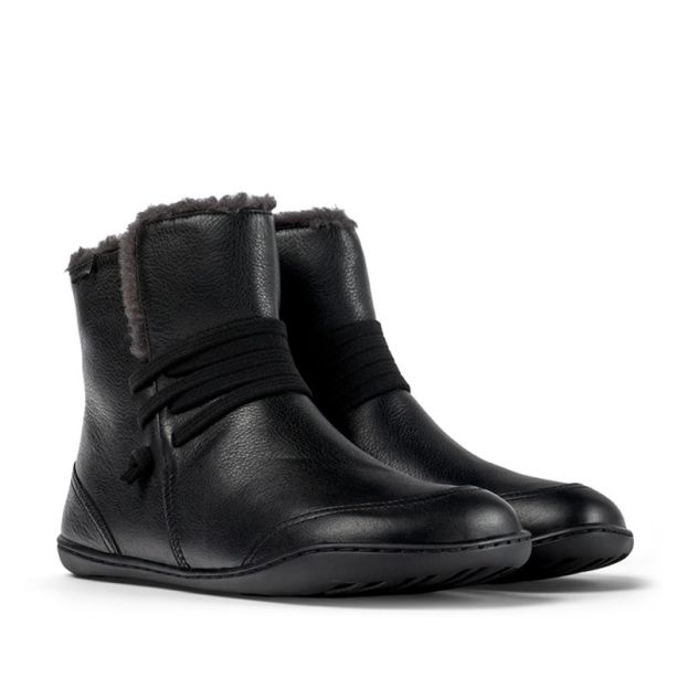 Camper Ladies Peu Mid-Height Boots All Black