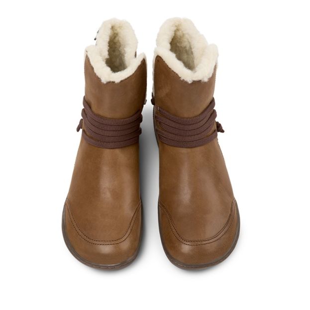 Camper Ladies Peu Mid-Height Boots Brown