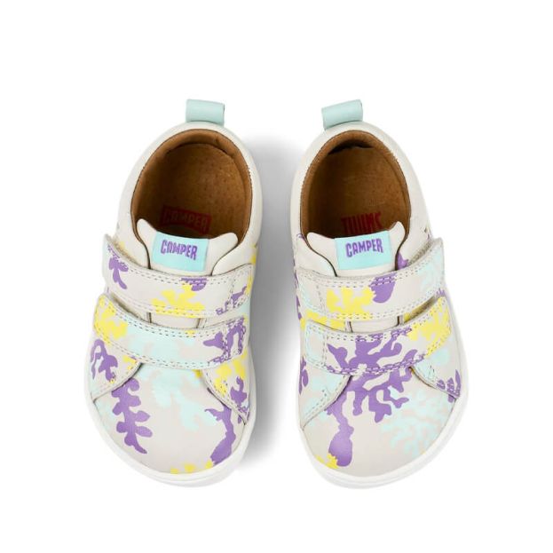 Camper Kids First Peu Seaweed Leather Sneaker