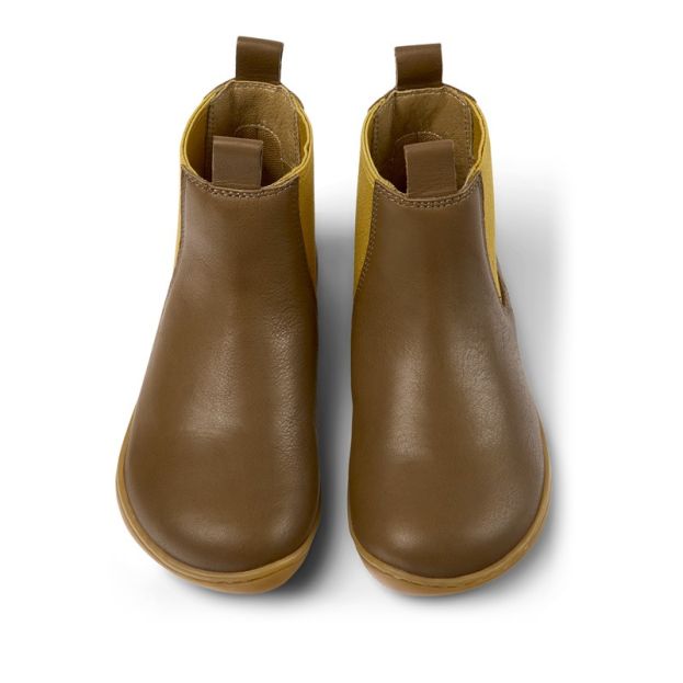 Camper Kids Peu Chelsea Boots Brown