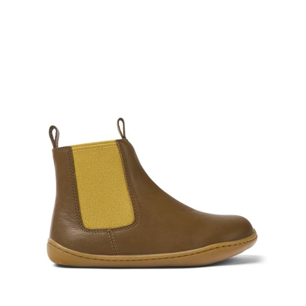 Camper Kids Peu Chelsea Boots Brown